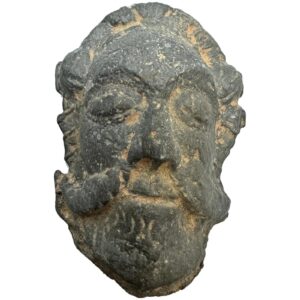 16th Century Plaque Form Gentlemans Head Face Asleep Corbel