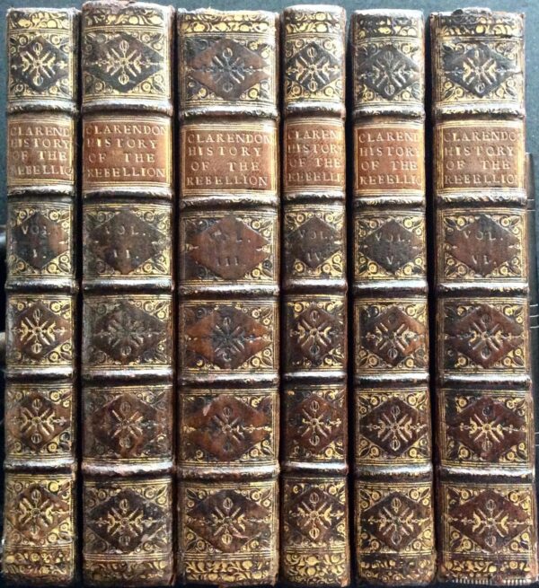 1705 History of The Rebellion & Civil Wars in England by Earl of Clarendon