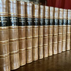 1778 Works of Jonathan Swift Complete Set 18 X Leather Vols Gullivers Travels