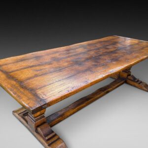 17th Century Style Oak Refectory Table