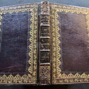 1809 Walter Scott The Lay of The Last Minstrel A Poem Full Leather & Gilt Binding