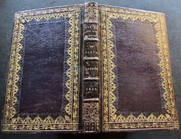 1809 Walter Scott The Lay of The Last Minstrel A Poem Full Leather & Gilt Binding