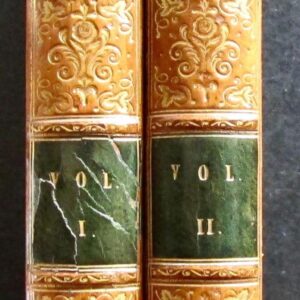 1836 1st Edition The Progress of The Nation by G R Porter Signed Presentation Copy 2 Volumes