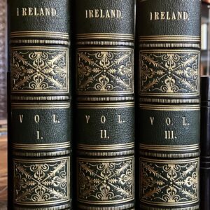 1841 Ireland Its Scenery & Character by S C Hall 3 Vol Set Leather Bound 1st Ed