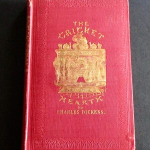 1846 1st Edition Charles Dickens -The Cricket on the Hearth, A Fairy Tale of Home