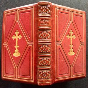 1861 The Chapel of St John by Kenelm Henry Digby Fine Leather & Silk Binding