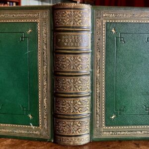 1874 Poetical Works of Sir Walter Scott Turner Engravings Full Leather & Gilt