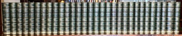 1874 Works of Charles Dickens Illustrated Ed 30 x Volumes Gilt Leather Bindings