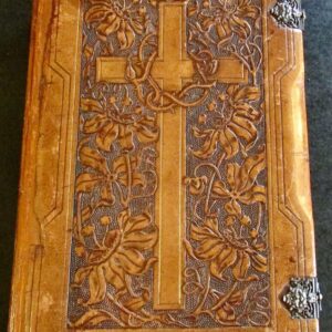 1886 The Imitation of Christ Illustrated Superb Fazakerley Full Leather Binding