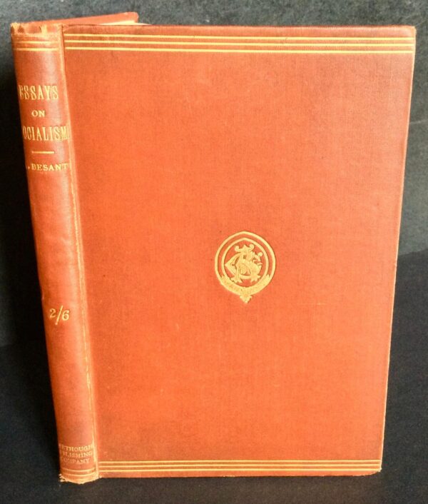 1887 Annie Besant 1st Edition Pamphlets on Socialism & Radicalism