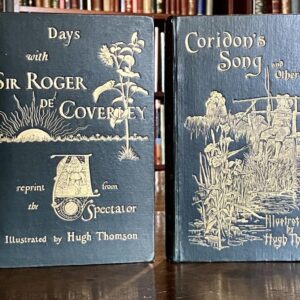 1890s Hugh Thomson Collection of Illustrated Books 4 Volumes Gilt Bindings