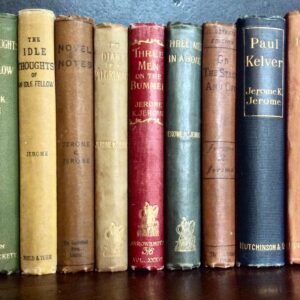 1890s Jerome K Jerome Collection 9 x Volumes Early Editions Three Men in a Boat