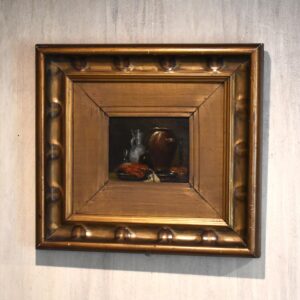 18th Century Still Life Miniature Oil Painting