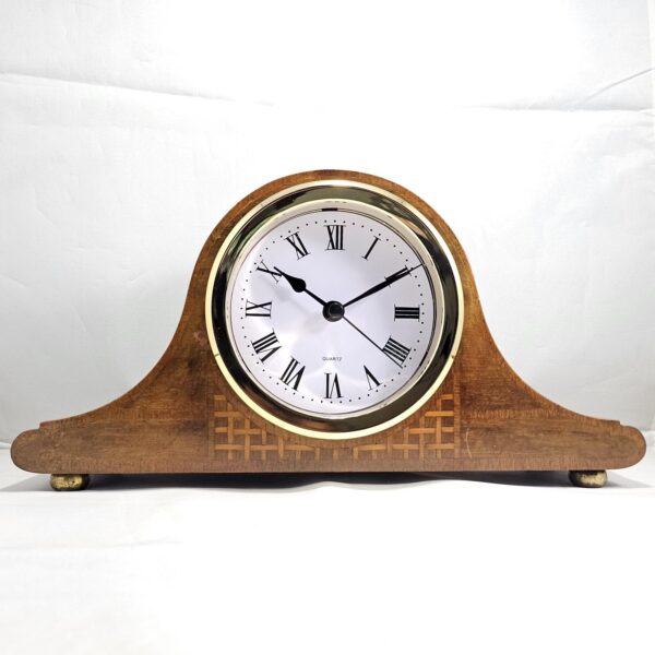 1920s Oak Cased Clock with Modern Quartz Movement