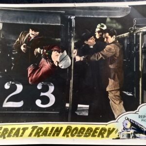 1941 Large Film Poster Lobby Card For The Great Train Robbery Original Print