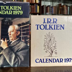 1979 Lord of The Rings Calendar Tolkien 12 x Colour Illustrations + Card Case