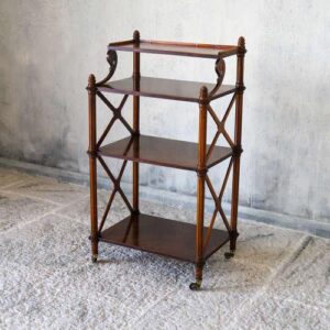 19th Century French Walnut Étagère Attributed to Holland & Son