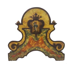 19th Century Hand Painted Spanish Panel / Headboard / Overdoor