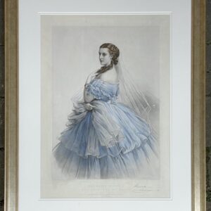 19th Century Lithograph of Queen Alexandra 1863