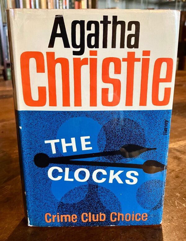 Agatha Christie 1963 First Edition Crime Novel the Clocks + Original Jacket