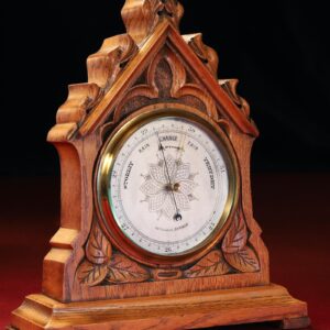 Antique Table / Mantle Aneroid Barometer by JH Steward c.1867