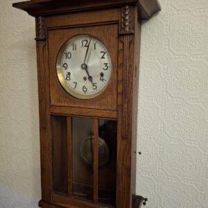 Arts & Crafts, Westminster-chime, Golden Oak Wall Clock