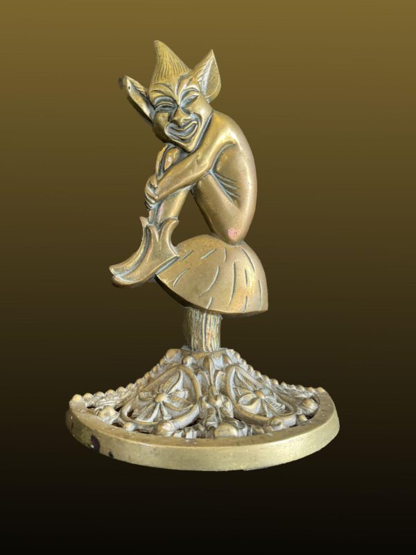 Brass Weighted Pixie Door Stop