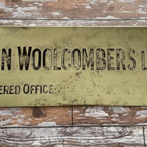 “Devon Woolcombers” Office Sign