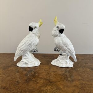 Elegant Pair of Mid Century Cockatoos by T.J Jones