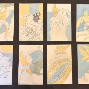 Elizabeth Frink Set of Eight Lithographs from The Iliad 1974