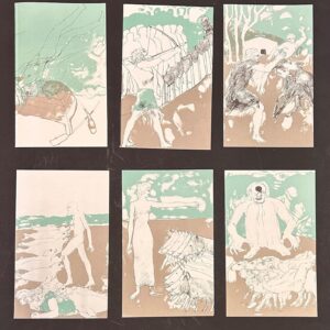 Elizabeth Frink Set of Six Lithographs from The Odyssey 1975