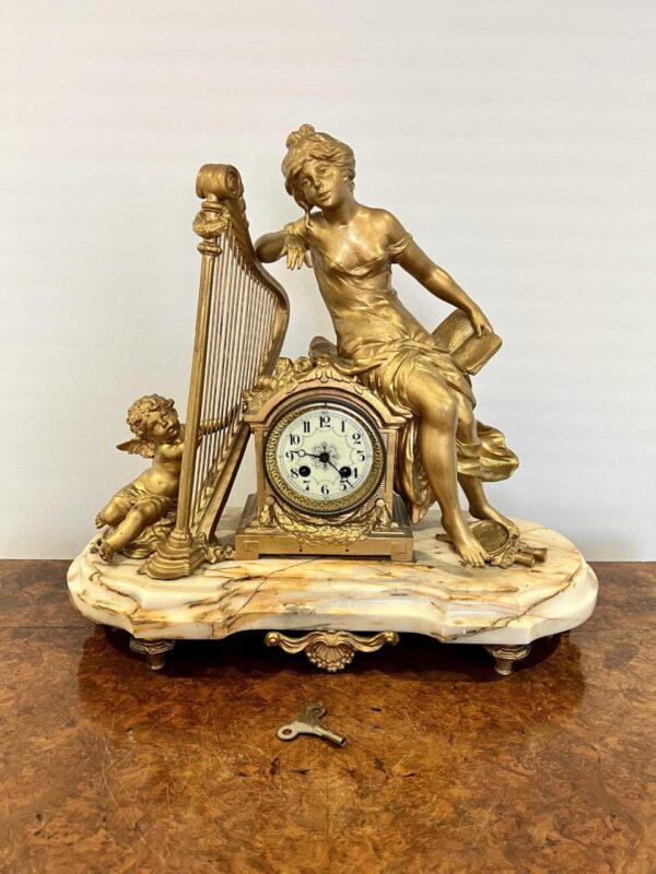 Fantastic Quality Large Antique Victorian Mantle Clock