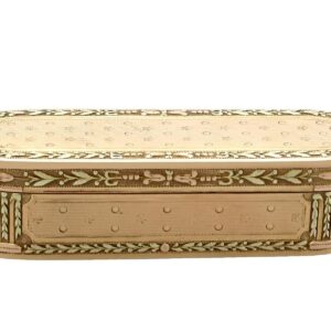 French 20ct Gold Snuff Box - Antique c.1870