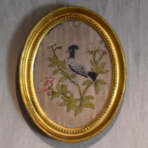 Georgian Needlework of Bird by Susannah Cleveland