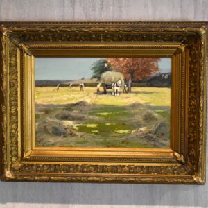 Harvest Scene Oil Painting by Arthur Walker Redgate