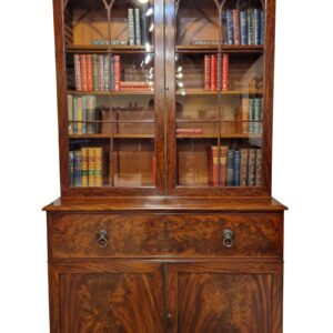 Late Georgian Secretaire Bookcase