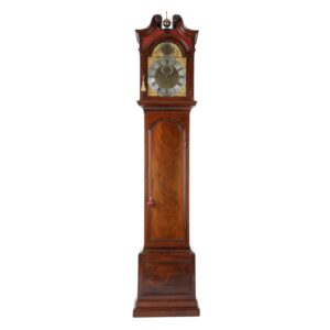 Mahogany Quarter-striking Longcase Clock Grid-iron Pendulum