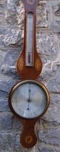 Mahogany Wheel Barometer - Lione Holborn