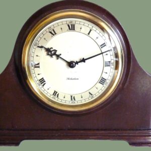 Mantel Clock: Quality 1954 English Table / Mantel Clock by Rotherham & Sons of Coventry