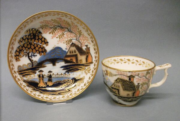 Minton Coffee Cup & Saucer c.1830