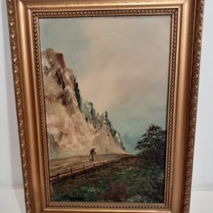 Original Mid-Century Oil Painting on Board