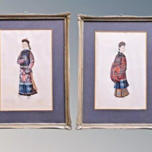 Pair of Chinese Paintings - Dignitaries