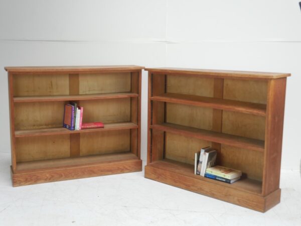 Pair of Oak Bookcases