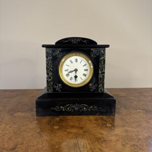 Pretty Antique Victorian Marble Mantle Clock