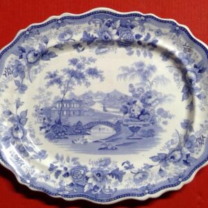 Royal Cottage Windsor Great Park Pattern Staffordshire Platter