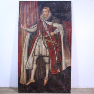 Very Large Oil Portrait of Sir Simon Harcourt