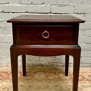 Vintage Stag Minstrel Bedside Cabinet / Original Mahogany Finish c.1970