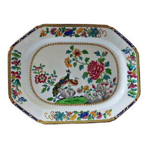 W T Copeland Pottery Meat Platter