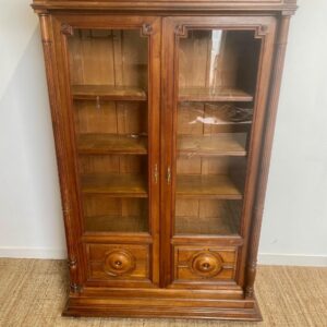 Walnut 2 Door Bookcase