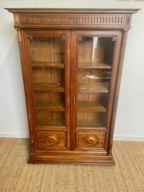 Walnut 2 Door Bookcase